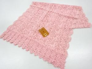 未使用品　レース花模様ショール